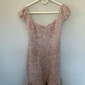 Rebecca Taylor Pink Smocked Mini Sundress